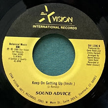 画像をギャラリービューアに読み込む, SOUND ADVICE / KEEP ON GETTING UP