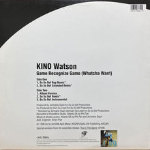 画像をギャラリービューアに読み込む, KINO WATSON / GAME RECOGNIZE GAME (WHATCHA WANT)