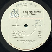 画像をギャラリービューアに読み込む, GREG ALPER BAND / FAT DOGGIE