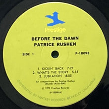 画像をギャラリービューアに読み込む, PATRICE RUSHEN / BEFORE THE DAWN