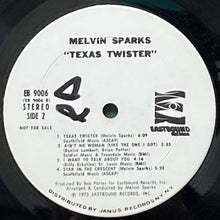 画像をギャラリービューアに読み込む, MELVIN SPARKS / TEXAS TWISTER