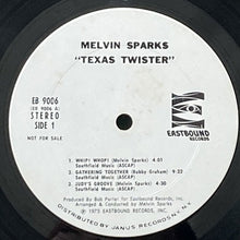 画像をギャラリービューアに読み込む, MELVIN SPARKS / TEXAS TWISTER