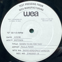 画像をギャラリービューアに読み込む, PAULA PERRY / DOWN TO DIE FOR THIS