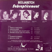 画像をギャラリービューアに読み込む, BEDJABETCH / SUBREPTICEMENT