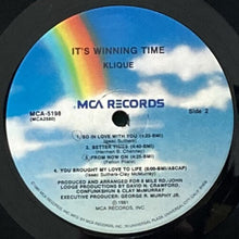 画像をギャラリービューアに読み込む, KLIQUE / IT'S WINNING TIME