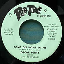 画像をギャラリービューアに読み込む, OSCAR PERRY AND THE LOST GENERATORS / GIMME SOME/COME ON HOME TO ME