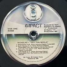 画像をギャラリービューアに読み込む, NICHOLAS / TELL THE WORLD