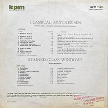 画像をギャラリービューアに読み込む, LIBRARY (ALAN HAWKSHAW/JOHN LEACH) / CLASSICAL SYNTHESISER/STAINED GLASS WINDOWS