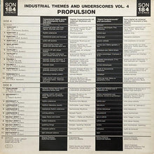 画像をギャラリービューアに読み込む, LIBRARY (JOHN FIDDY/SAMMY BURDSON) / INDUSTRIAL THEMES AND UNDERSCORES-VOL. 4: PROPULSION