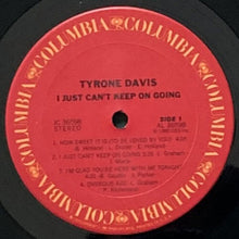 画像をギャラリービューアに読み込む, TYRONE DAVIS / I JUST CAN'T KEEP ON GOING