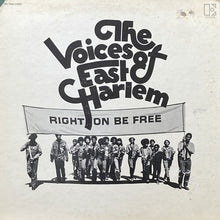 画像をギャラリービューアに読み込む, VOICES OF EAST HARLEM / RIGHT ON BE FREE