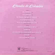 画像をギャラリービューアに読み込む, CLAUDIA DE COLOMBIA / CLAUDIA LE CANTA A COLOMBIA