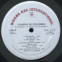画像をギャラリービューアに読み込む, CLAUDIA DE COLOMBIA / CLAUDIA LE CANTA A COLOMBIA