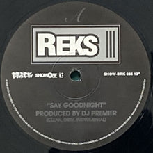 画像をギャラリービューアに読み込む, REKS / SAY GOODNIGHT/BIG DREAMERS/PRAY FOR ME