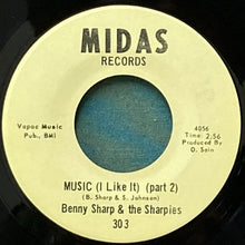 画像をギャラリービューアに読み込む, BENNY SHARP & THE SHARPIES / MUSIC (I LIKE IT) (Part 1)/(Part 2)