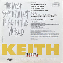 画像をギャラリービューアに読み込む, KEITH MURRAY / THE MOST BEAUTIFULLEST THING IN THIS WORLD/HERB IS PUMPIN'