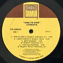 画像をギャラリービューアに読み込む, SYREETA / ONE TO ONE