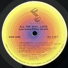 画像をギャラリービューアに読み込む, LAWRENCE HILTON JACOBS / ALL THE WAY...LOVE