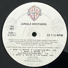 画像をギャラリービューアに読み込む, JUNGLE BROTHERS / WHAT U WAITIN' 4 ?/J. BEEZ COMIN' THROUGH