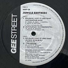 画像をギャラリービューアに読み込む, JUNGLE BROTHERS / BECAUSE I GOT IT LIKE THAT (ULTIMATUM MIX)