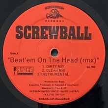 画像をギャラリービューアに読み込む, SCREWBALL / BEAT'EM ON THE HEAD (RMX)/COOKIES-N-CREAM