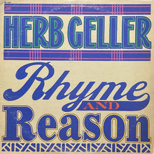 画像をギャラリービューアに読み込む, HERB GELLER / RHYME AND REASON