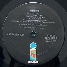 画像をギャラリービューアに読み込む, AUTOMATIC MAN / VISITORS