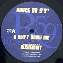 画像をギャラリービューアに読み込む, ROYCE DA 5'9 / U DON'T KNOW ME/I WON'T BE