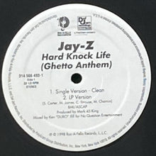 画像をギャラリービューアに読み込む, JAY-Z / HARD KNOCK LIFE (GHETTO ANTHEM)