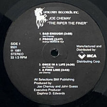 画像をギャラリービューアに読み込む, JOE CHEMAY BAND / THE RIPER THE FINER