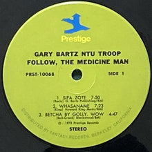 画像をギャラリービューアに読み込む, GARY BARTZ NTU TROOP / FOLLOW THE MEDICINE MAN