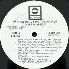 画像をギャラリービューアに読み込む, O.S.T. (JOHNNY PATE) / SHAFT IN AFRICA