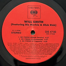 画像をギャラリービューアに読み込む, WILL SMITH featuring BIZ MARKIE & SLICK RICK / SO FRESH