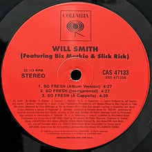 画像をギャラリービューアに読み込む, WILL SMITH featuring BIZ MARKIE & SLICK RICK / SO FRESH