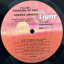 画像をギャラリービューアに読み込む, ANDRAE CROUCH / I'LL BE THINKING OF YOU