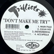 画像をギャラリービューアに読み込む, TRIFLICTS / GENUINE/DON'T MAKE ME TRY