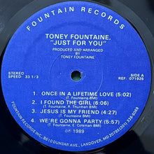 画像をギャラリービューアに読み込む, TONEY FOUNTAINE, / JUST FOR YOU