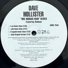 画像をギャラリービューアに読み込む, DAVE HOLLISTER / ONE WOMAN MAN (REMIX)