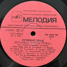 画像をギャラリービューアに読み込む, SINYAYA PTITSA / AUTUMN ETUDE