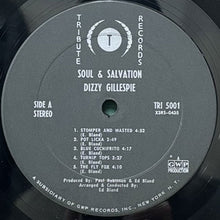 画像をギャラリービューアに読み込む, DIZZY GILLESPIE / SOUL & SALVATION