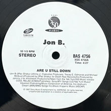 画像をギャラリービューアに読み込む, JON B. / ARE U STILL DOWN/THEY DON'T KNOW