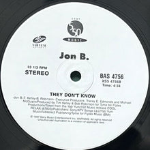 画像をギャラリービューアに読み込む, JON B. / ARE U STILL DOWN/THEY DON'T KNOW