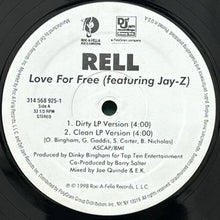 画像をギャラリービューアに読み込む, RELL featuring JAY-Z / LOVE FOR FREE
