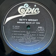 画像をギャラリービューアに読み込む, BETTY WRIGHT / WRIGHT BACK AT YOU
