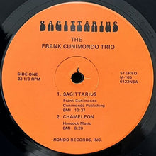 画像をギャラリービューアに読み込む, FRANK CUNIMONDO TRIO / SAGITTARIUS