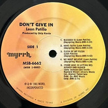 画像をギャラリービューアに読み込む, LEON PATILLO / DON'T GIVE IN