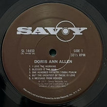 画像をギャラリービューアに読み込む, DORIS ANN ALLEN AND THE CHURCH HILL URBAN MINISTRY CHOIR OF RICHMOND, VA. / I LOVE THE MORNING