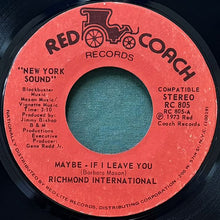 画像をギャラリービューアに読み込む, RICHMOND INTERNATIONAL / MAYBE IF I LEAVE YOU/BACK ON THE ROAD AGAIN