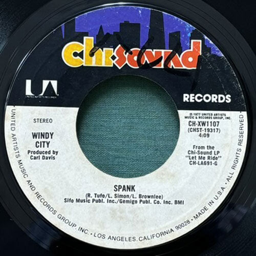 WINDY CITY / SPANK/LET ME RIDE – VINYL CHAMBER