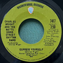画像をギャラリービューアに読み込む, CHARLES WRIGHT AND THE WATTS 103RD STREET RHYTHM BAND / EXPRESS YOURSELF/LIVING ON BORROWED TIME